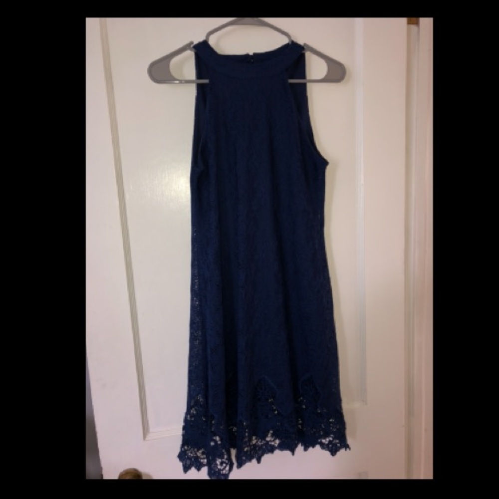 Blue Lace Dress